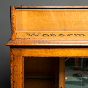 Antique Waterman counter display cabinet 6